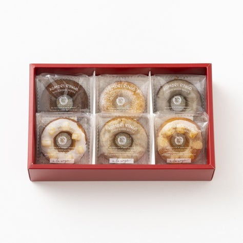 青森りんごの焼きドーナツ6種セット