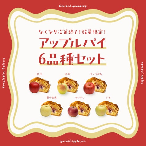 アップルパイ6品種食べ比べセット