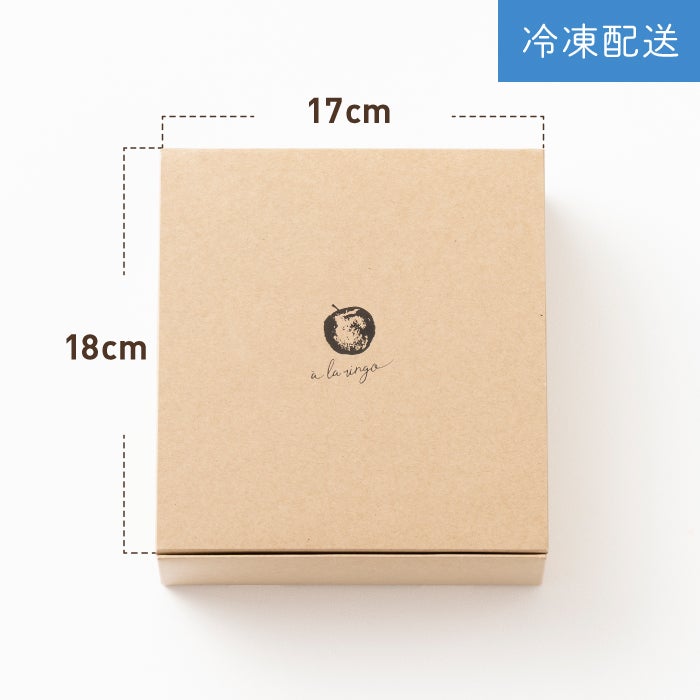 タルトタタンチーズケーキは冷凍配送になります